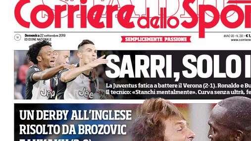 Prima CdS - Governa Conte, l'Inter fa poker. Lukaku lo esalta