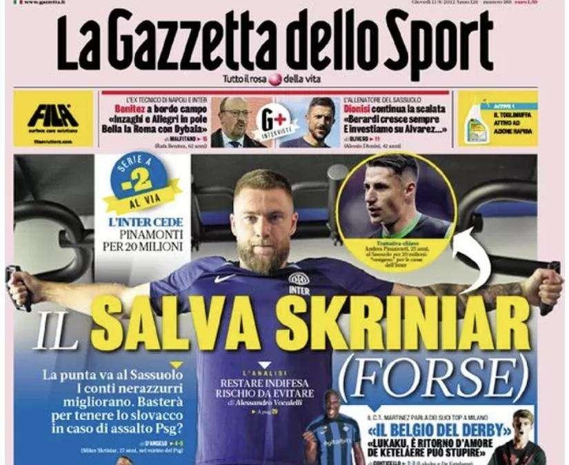 Prima GdS - Il salva Skriniar (forse)