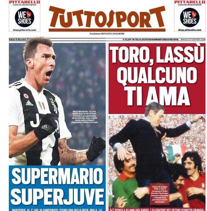 Prima TS - Juve super: Mandzukic stende una bella Inter