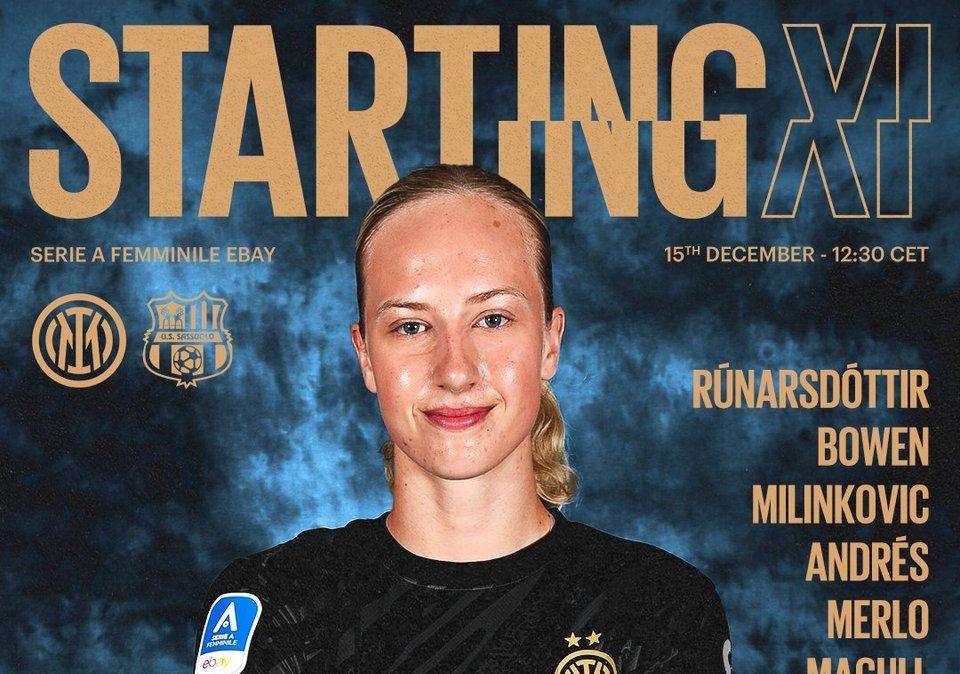 L'Inter Women torna all'Arena: a breve la sfida con il Sassuolo. Le formazioni ufficiali di Piovani e Rossi