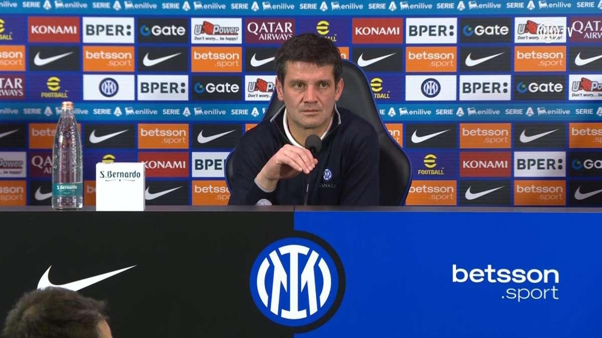 Chivu: "L'Inter va avanti con la giusta mentalità. La squadra è cresciuta sul piano del gioco negli ultimi due mesi"