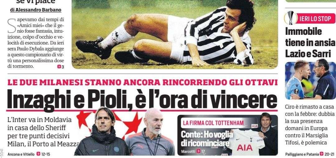 Prima CdS - Inzaghi e Pioli, è l'ora di vincere