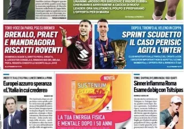 Prima TS - Sprint Scudetto: il caso Perisic agita l'Inter 