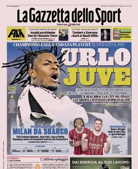 Prima GdS - Inzaghi parafulmine, così ha rilanciato l’Inter. Guaio Napoli: Neres fuori un mese