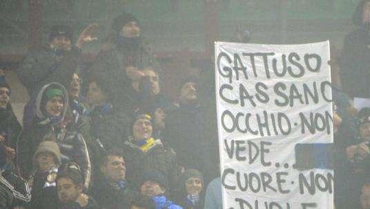 Derby, l'Osservatorio stigmatizza gli striscioni