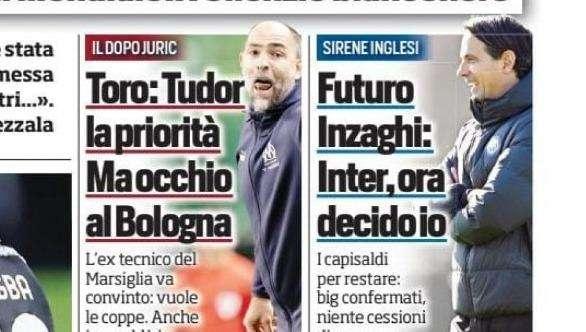 Prima TS - Sirene inglesi. Futuro Inzaghi: Inter, ora decido io. I capisaldi per restare
