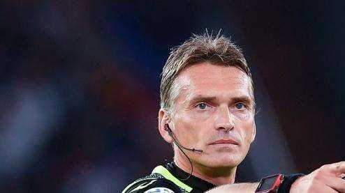 Irrati, seconda stagionale con l'Inter. Con lui otto vittorie in 13 precedenti