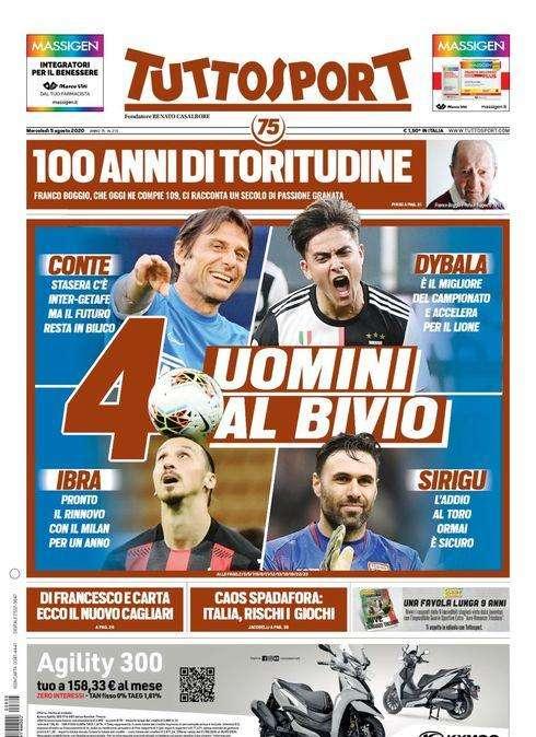 Prima TS - Stasera c'è Inter-Getafe, ma il futuro di Conte resta in bilico
