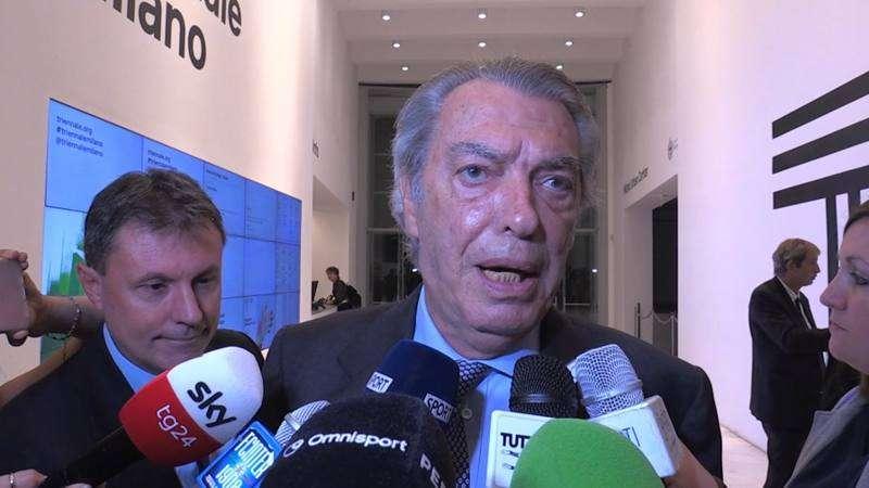 Moratti: "Conte è serio, pensa in toto all'Inter. La squadra ha il carattere per lottare per il campionato"
