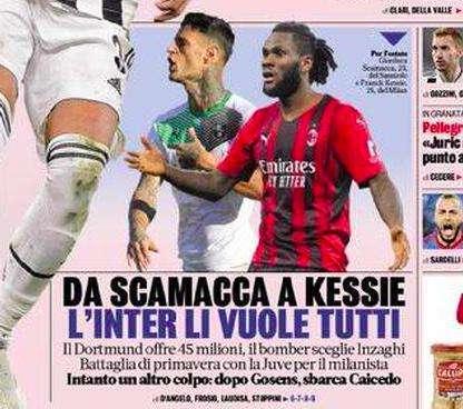 Prima GdS - Da Scamacca a Kessie: l'Inter li vuole tutti