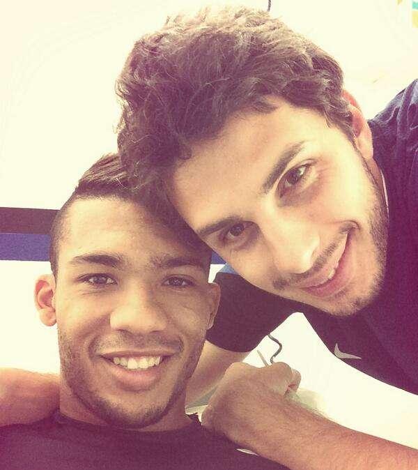 FOTO - Juan e Ranocchia, una selfie beneaugurante