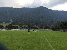 Sessione extra di allenamento per Andreolli: la foto