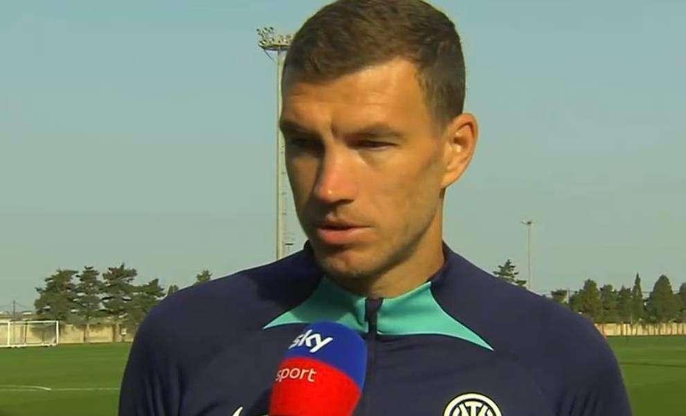 Dzeko: "Scudetto, speriamo il Napoli rallenti. In Champions vogliamo fare meglio. Futuro? Sto bene all'Inter"