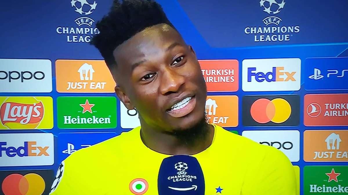 Onana, inno alla gioia a Prime Video: "Partita di maturità? Mi han preso per quello"