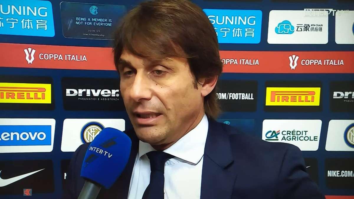 Conte a InterTV: "Dobbiamo pressare alti. Felice per Esposito e per chi non giocava da molto"