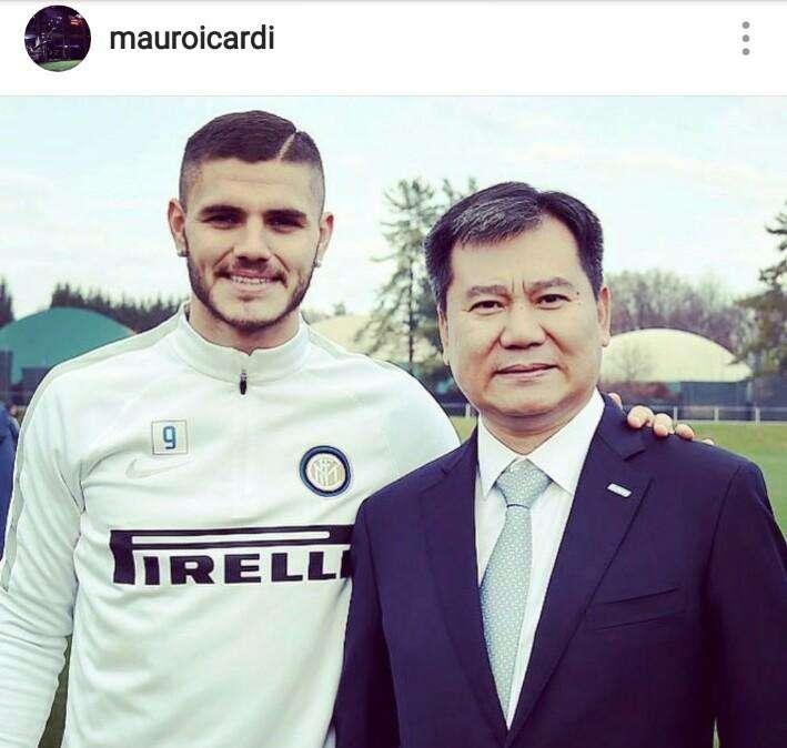 Compleanno di Zhang, gli auguri social di Icardi