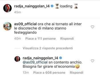 Un tifoso stuzzica Nainggolan: "Le discoteche di Milano festeggiano il tuo ritorno". E il Ninja replica con ironia