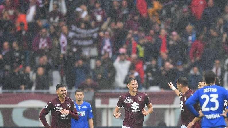 VIDEO - Torino, pari di pancia al 90esimo: contro l'Empoli finisce 1-1. Gli highlights