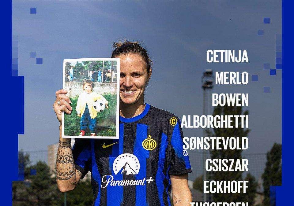 L'Inter Women affronta la Roma capolista: le formazioni ufficiali di Spugna e Guarino