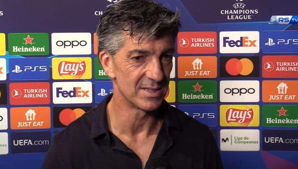 R. Sociedad, Alguacil: "Un punto che non ci soddisfa totalmente, ma sono orgoglioso dei miei"