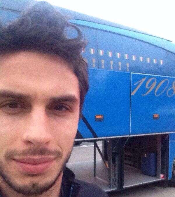FOTO - Ecco Ranocchia: "In partenza con la squadra"