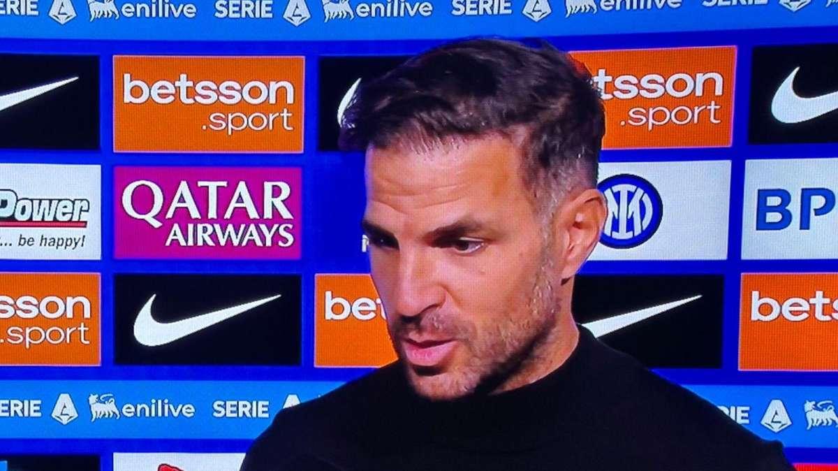 Como, Fabregas a DAZN: "Thuram e Lautaro mondiali, calcisticamente non ho visto una grandissima differenza tra noi e l'Inter"