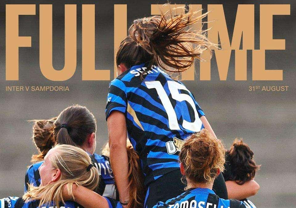 Buonissima la prima delle Inter Women: Sampdoria travolta con un 5-0 all'Arena