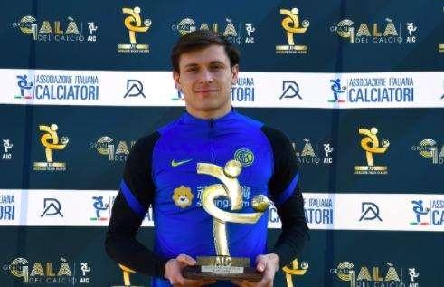 Anche Barella nella Top 11 Aic: "Secondo premio consecutivo, vuol dire che sto lavorando bene"