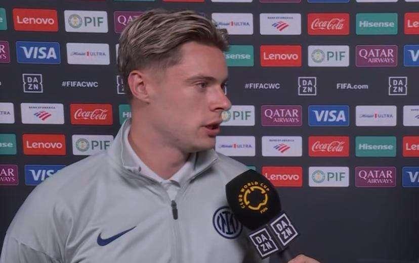 Zalewski a DAZN: "Partita complicata, ma daremo il massimo. La cena dopo il riscatto è il minimo che possa fare"