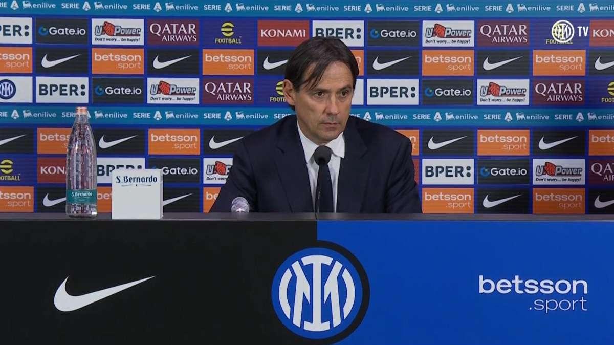 Inzaghi in conferenza: "Le parole di Kompany? Non ho visto questa esultanza, semmai una squadra concentrata"