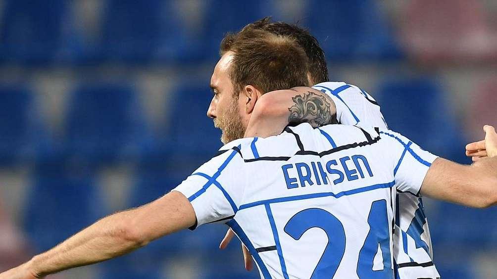 L'Inter fa la pigliatutto e centra il primo match point. Di Eriksen il gol simbolo, ora l'attesa 