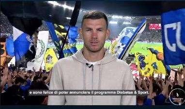 Dzeko scende in campo contro il diabete: il bosniaco promuove il progetto 'Diabetes & Sport Inspiration'