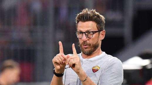 Roma, Di Francesco: "Mi auguro di restare sopra le milanesi. Inter? Mercato importante"