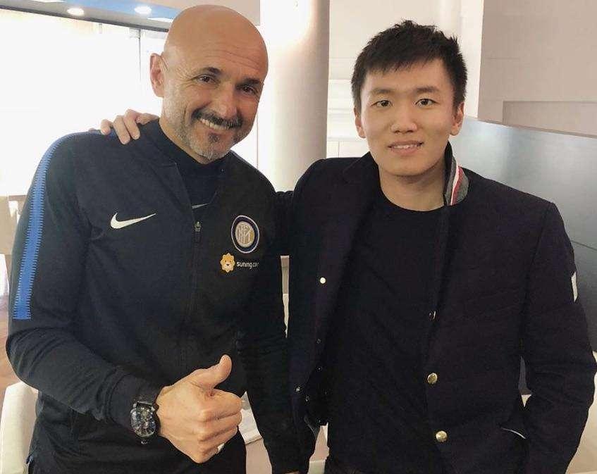Spalletti, l'omaggio di Zhang jr.: "Questi 2 anni significano molto per l'Inter, grazie mister"