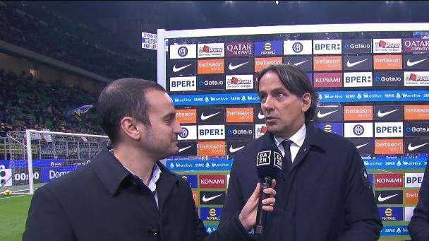 Inzaghi a DAZN: "Siamo orgogliosi di competere su tutto. Arnautovic? Ci ha sempre dato il suo apporto"