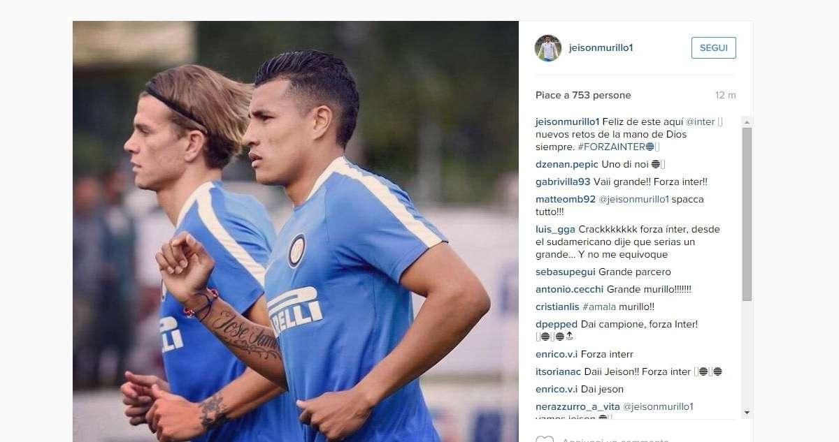 Murillo: "Felice di essere qui. Sfide nelle mani di Dio"