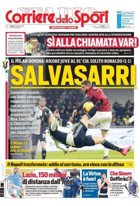 Prima CdS - Lazio, 150 milioni di distanza dall'Inter