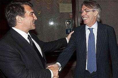 Laporta e Moratti: presidenti delle due big europee, vincenti in questi anni