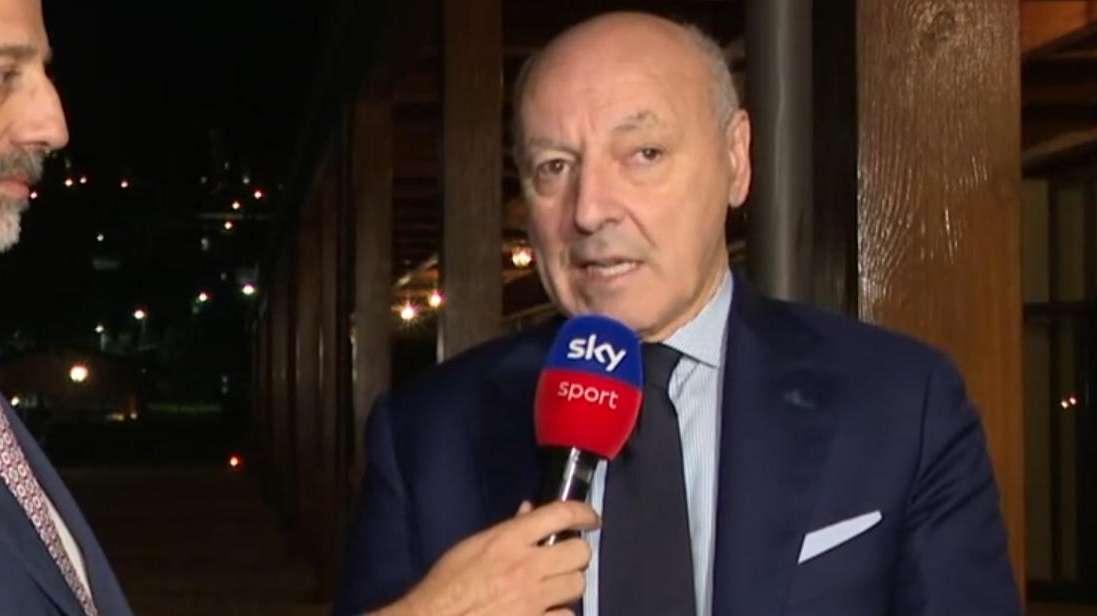 Marotta a Sky: "Contento di Inzaghi. Lautaro? Spero possa essere la bandiera dell'Inter per tanti anni"