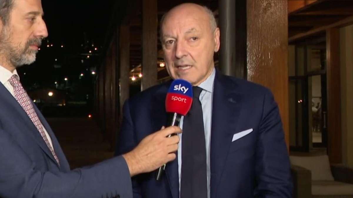 Marotta a Sky: "A gennaio non faremo colpi sconvolgenti, magari cederemo qualche giocatore in prestito"