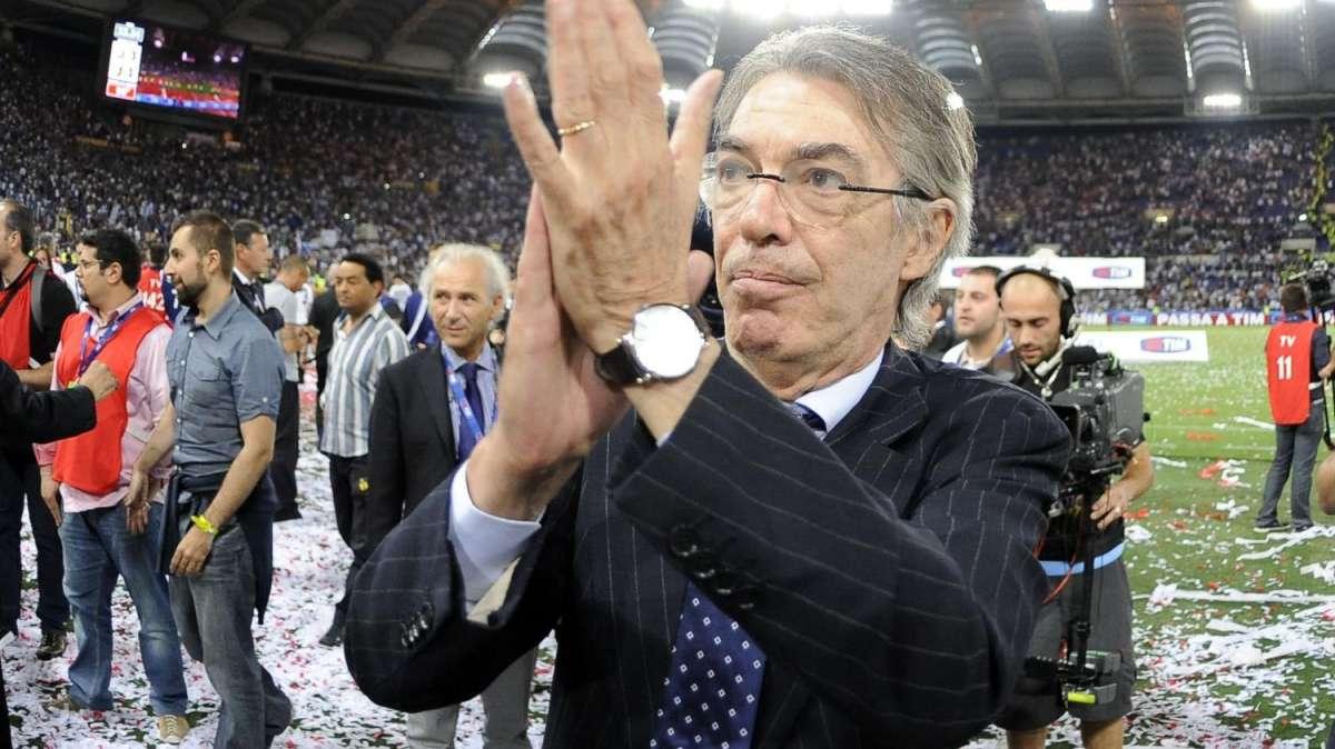 Moratti: "Gasp vincerà, garantisco io. Prenderò giovani, Maicon resta"