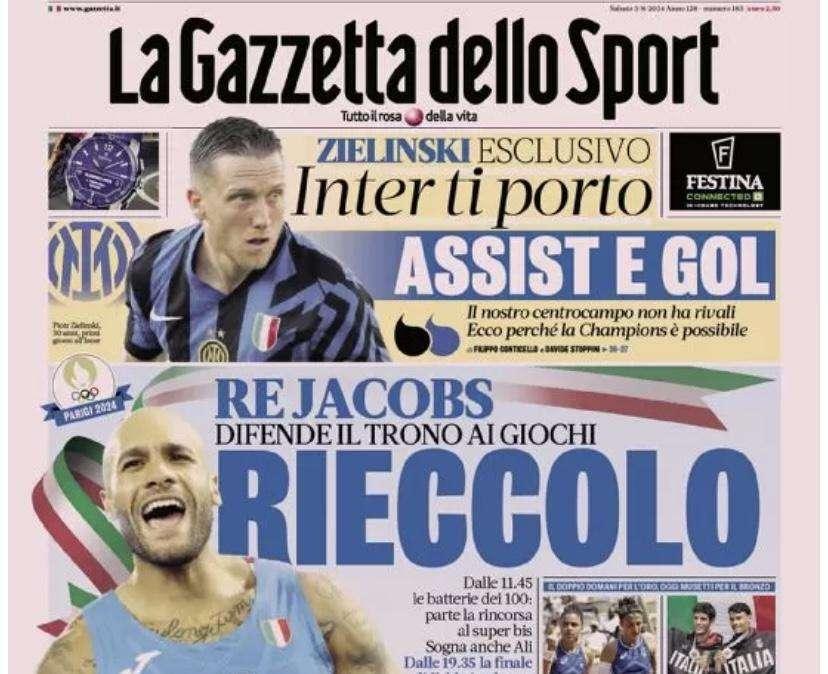 Prima GdS - Zielinski esclusivo: “Il nostro centrocampo non ha rivali, ecco perché la Champions è possibile”