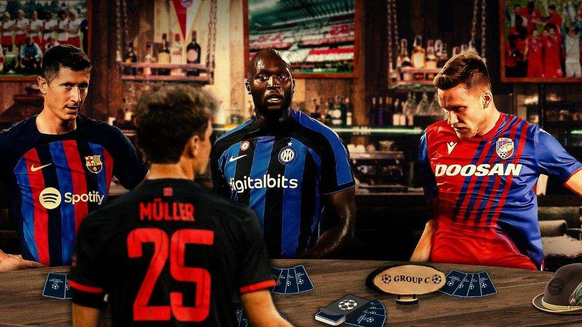 Champions - Lukaku, Muller e Lewa giocano a poker nel tweet del Bayern: "Che gruppo!"