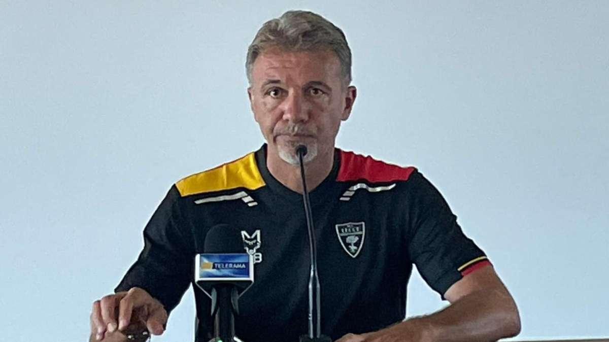 Lecce, Baroni: "L'Inter è la squadra più forte. Cetin da valutare, ha avuto una distorsione alla caviglia"