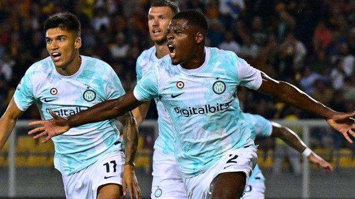 Lecce-Inter - Handanovic evita il peggio, Dumfries salvifico. Lukaku, il gol e poco altro