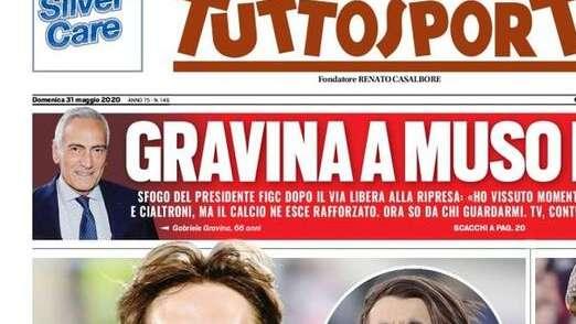 Prima pagina TS - Perin per Chiesa, l'Inter risponde con Tonali. Stramaccioni: "Da Moratti a Cassano, che storie"