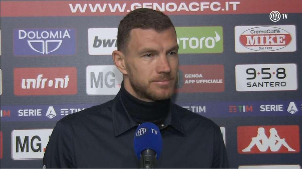 Dzeko a ITV: "Il Genoa è in un buon momento, ma dobbiamo pensare a noi. Vogliamo i tre punti"