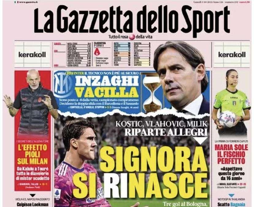 Prima GdS - Inzaghi vacilla