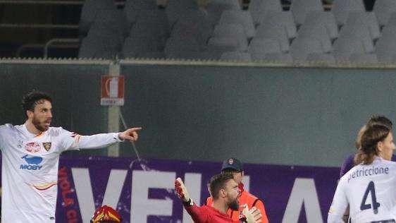 Altra vittoria esterna: il Lecce sbanca il Franchi, La Mantia manda al tappeto la Fiorentina