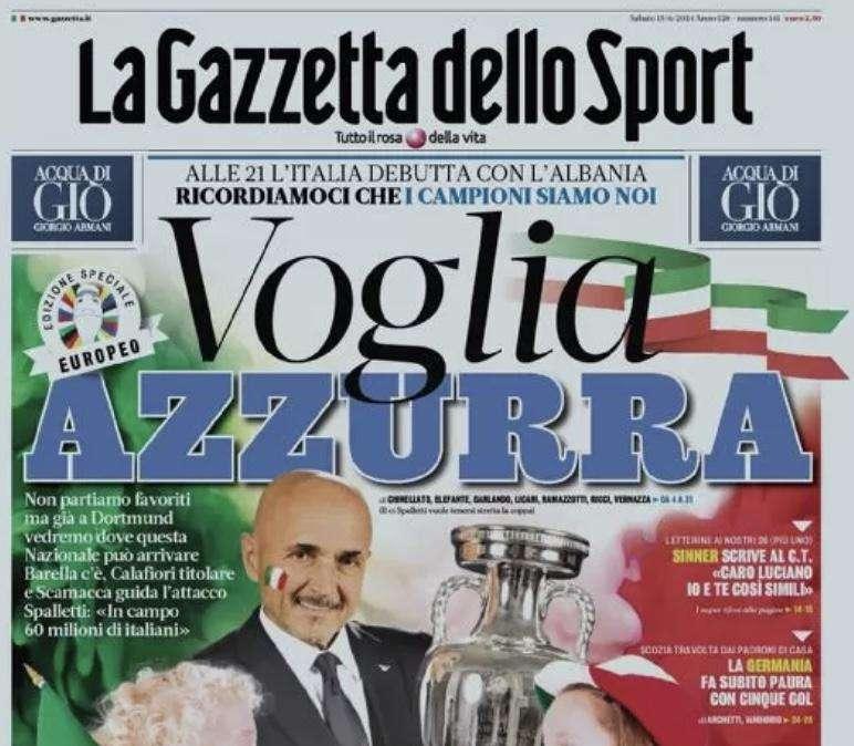Prima GdS - Voglia azzurra: ricordiamoci che i campioni siamo noi